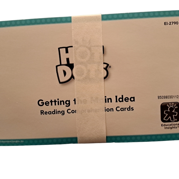 Hot Dots Main Idea Reading Comprehension Cards Grades 2-6 Test Prep - Picture 3 of 10